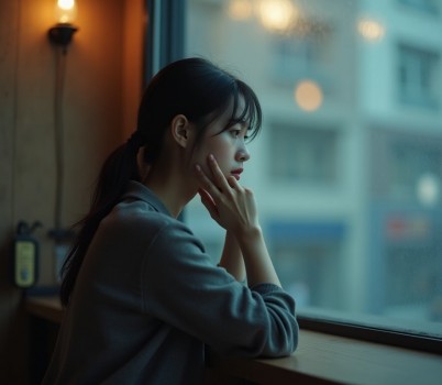 A_young_Korean_woman_sitting_alone_in_a_cafe_gazi-1739069506102.jpg